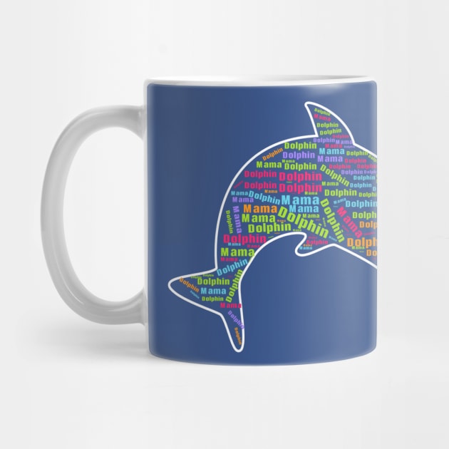 Colourful funny dolphin by Imutobi